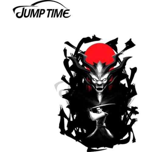 Jump Time 13 x 9.8cm For Deadly Duel JDM Drift Decal Trunk Waterproof Scratch-Proof Car Stickers Camper Creative Vinyl Car Wrap