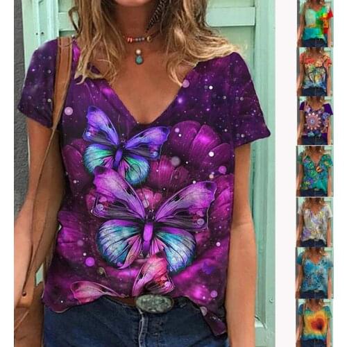 Printed Short Sleeved Plus Size Spring Autumn Summer Vintage Clothes For Women Oversized T-Shirt Tops Blouses Vetement 2021