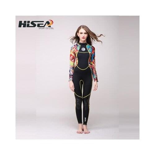 2020 Women Diving Suits Long Sleeves Female Wetsuits Snorkelling Rash Guards Surfing Bodysuits Swimming Water Gears