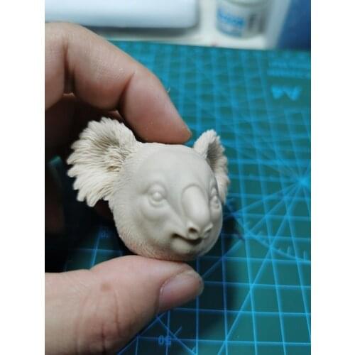 1/6 Scale Animal Koala Bear Unpainted for Toys Gifts Collections Practice DIY