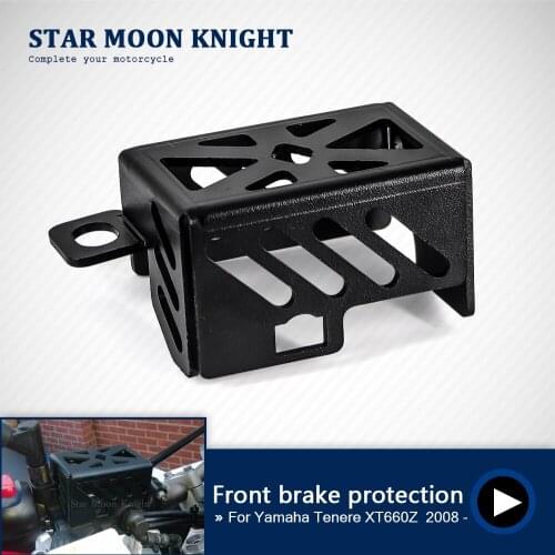 Motorcycle Accessories Front Brake Fluid Cylinder Reservoir Guard Oil Cap Cover Protect For Yamaha Tenere XT660Z XT 660 Z XTZ660