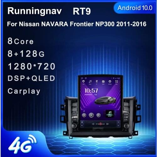 9.7" Android 10.1 For Nissan NAVARA Frontier NP300 2011-2016 Tesla Type Car Radio Multimedia Video Player Navigation GPS RDS