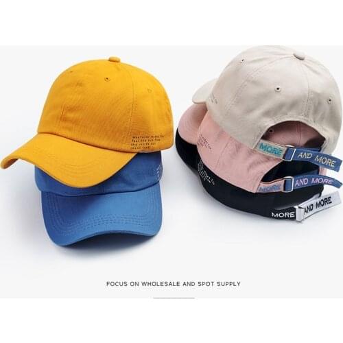 2019 New Letter Embroidered Baseball Cap Mens and Womens 100% Cotton Cap Hip Hop Rebound Golf Cap Fashion Dad Cap