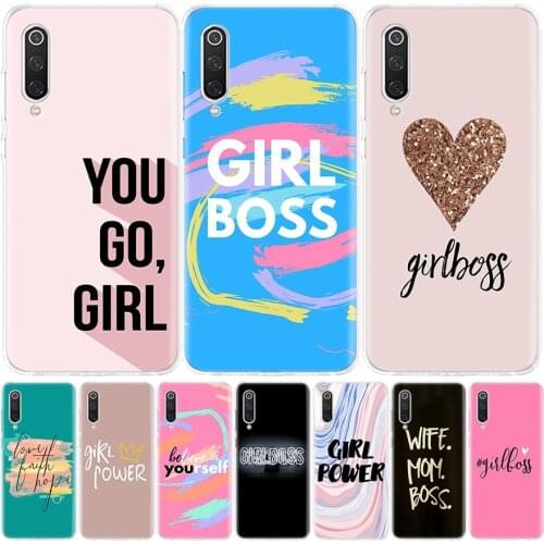 Girl Boss Like A Boss Phone Case for Xiaomi Note 10 Mi 11 9 8 CC9 5X 6X A1 A2 A3 9T 10T Lite Pro Poco F1 X3 NFC F3 Cover Coque