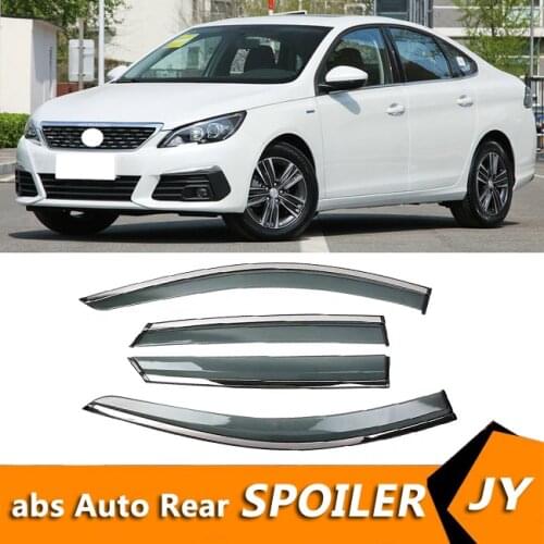 For Peugeot 308 2016-2019 Window Visor Vent Shades Sun Rain Deflector Guard For Peugeot 308 Auto Accessories 4PCS/SET