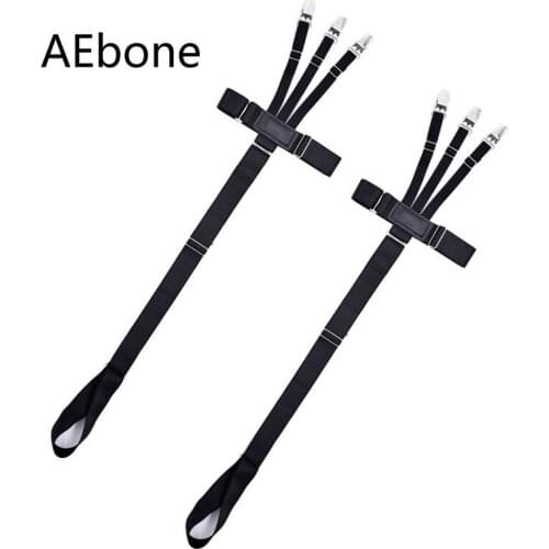 AEbone Keep Shirt Tucked In Uniform Men Shirt Stays Black Suspenders for Shirt Suspensorio Camisa Sus52