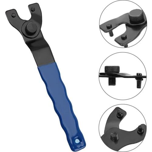 DIYWORK Adjustable Angle Grinder Key Pin Spanner Repair Tool Strong Grip Wrenches Pin Wrench Spanner Tool Accessories
