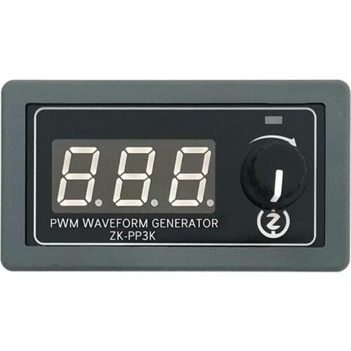 ZK-PP3K Dual Mode LCD PWM Signal Generator 1Hz-99Khz PWM Pulse Frequency Duty Cycle Adjustable Square Wave Generator