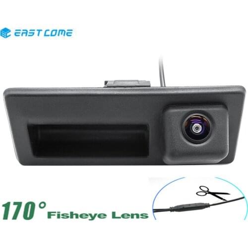 1080P HD Car Rear View Camera Trunk handle Reverse Camera For Audi A4 S4 A6 Volkswagen Golf 5 6 Passat B6 B7 sharan polo EOS