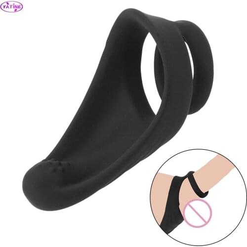 Penis Ring Chastity Machine Anal Massager Sex Toys for Men Couples Tools Cock Rings Male Masturbator Adults Products Erotic Shop