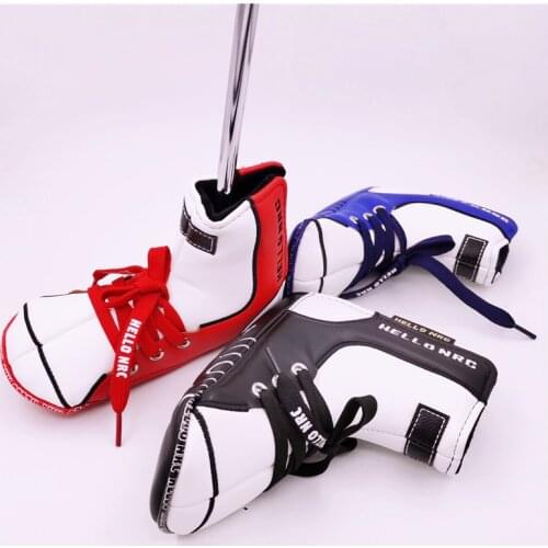 MINI Shoe Style Golf Blade Putter Head Cover With Magnetic Closure Unisex Cute Golf Club Cover 3 Colors