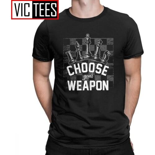 Mens T-Shirt Chess 100 Premium Cotton Tees Short Sleeve King Queen 60s Board Game Horse Fan Player Dad T Shirt Clothing Europe