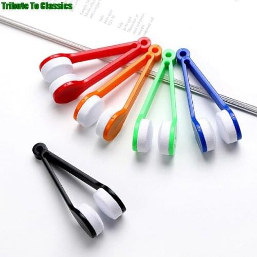 Microfiber Mini Soft Eye Glasses Lens Cleaning Brush Cleaner Wipe Spectacles Eyeglass Eyewear Cleaner Screen Rub