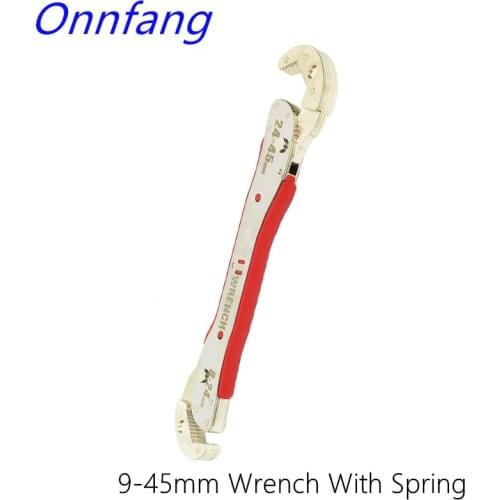 Onnfang Bulk Price adjustable magic spanner Multi-function wrench tool Universal wrench home Hand tool 9-45/32mm Optional