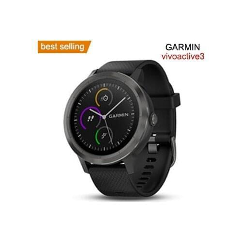 Original GARMIN vivoactive 3 GPS golf classic watch heart rate monitor fitness watch sport gps running swimming smart watch men
