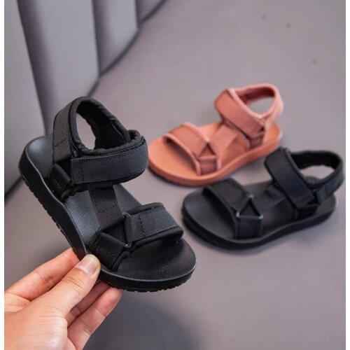 2021 Summer Boys Sandals Casual Children Kids Shoes Rubber School Breathable Open ToeBoy Beach kids