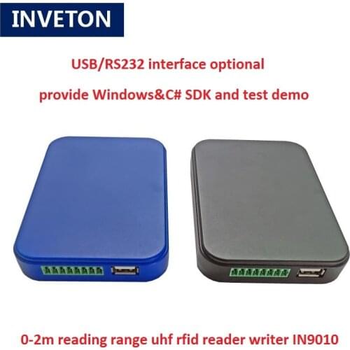10cm-3M free SDK free tag sample epc gen2 rfid reader 902Mhz-928Mhz 865MHz-868MHz usb desktop uhf rfid reader and writer