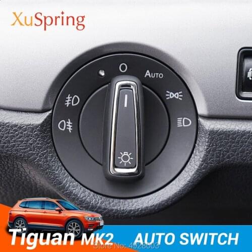 Car Refit Automatic Auto Switch Adjustment Equip Styling Accessories for Volkswagen VW Tiguan 2010 2015 2016 2018 2019 mk1 mk2
