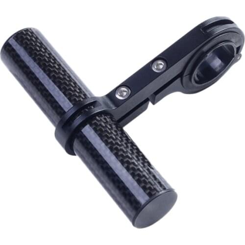 Bike Racks Extension Bracket Aluminum Alloy Carbon Tube Single Pole Handlebar Holder Outdoor Cycling Accessory For Cycle Flashl