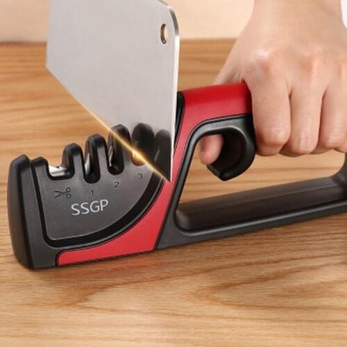 High-precision Sharpener Multi-function Sharpening Stone Grinding Scissors Kitchen Knife Fast Sharpening Kitchen Household