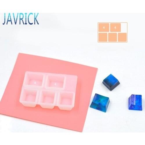 1 Set Manual DIY Mechanical Keyboard Key Cap Silicone Mold UV Crystal Epoxy Molds Handmade Crafts Making Tools F3MD