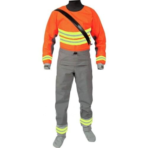 3-Layer Waterproof Fire Fighting Suit High Visibility Safety Rescue Clothing Breathable Uniform Costume To Protect Firemen