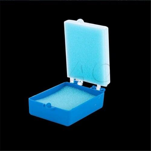 30 pcs Plastic Denture Bath Box Case Special planting sponge Dental False Teeth Appliance Container Storage Boxes Denture Deasin