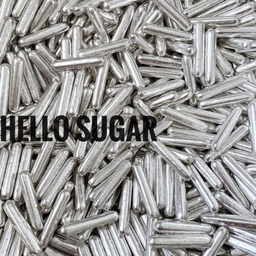 500g/1000g Edible Silver Sugar Pin Metallic Sugar Ball DIY Cake Donut Baking Sugar Bead Wedding Dessert Cake Decoration