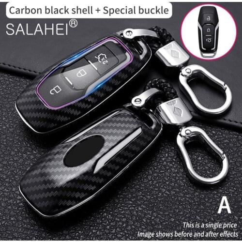 ABS Car Remote Key Case Cover For Ford MK3 MK4 MK5 Fiesta Ecosport Kuga Explorer Edge Mustang 3 4 ST Mondeo Key Holder Styling