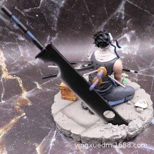 Anime Naruto Momochi Zabuza PVC 19CM Action Figure Collectible Toys Model Figurine Brinquedos for Christmas Gift Kids Doll