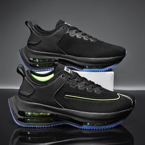 Brand Running Shoes Man Athletics Marathon Shoes Air Cushion Jogging Walking Shoes Trainers Sport Sneakers Autumn Mesh Gym Shoes