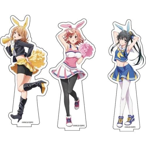 Anime Bunny Girl Series Acrylic Stand Figure Model Keychains My Youth Romantic Comedy Is Wrong, As I Expected Yukinoshita Yukino