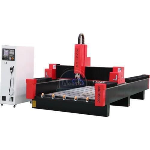 CNC Router For Stone Marble cutting machine with atc tool change red brick for sale 1300*2500