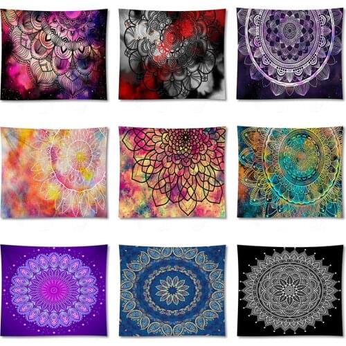 Mandala Tapestry Home Decorative Wall Hanging Bohemia Beach Mat Yoga Bedspread Camping Table Cloth