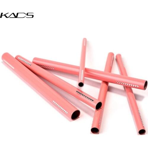 KADS 6pcs/set Curve Rod Sticks Different Size Red Acrylic Nail Shaping Tube Artificial Nail Tools Shaping Stick Set