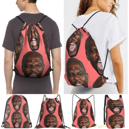 Terry Crews Women Purpose Drawstring Backpack Bags Men Outdoor Travel Backpacks For Gym Training Swimming Fitness Bag
