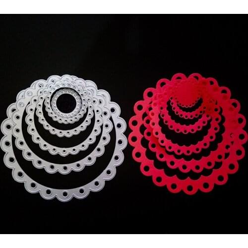 Metal circle cutting dies Stencils for DIY Scrapbooking photo album Decorative Embossing DIY Paper Cards