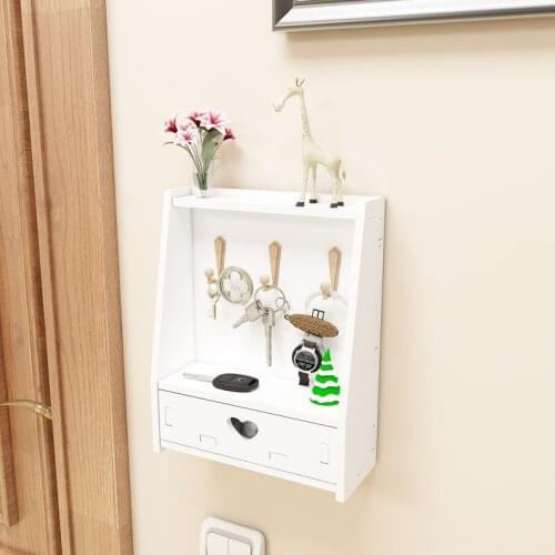 House Wall Hangers Door Hanging Entrance Key Storage Rack Jewelry Accessories Storage Box Finishing Box Decoration Shelf modern