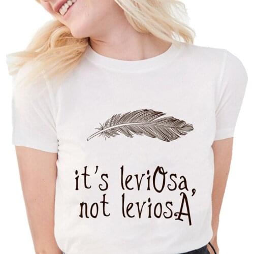 2021 New Women T-shirts Funny Feather Short Sleeve T Shirts Girl Hipster Tshirt Funny Tee Fashion Female Tops Oversized Clothes