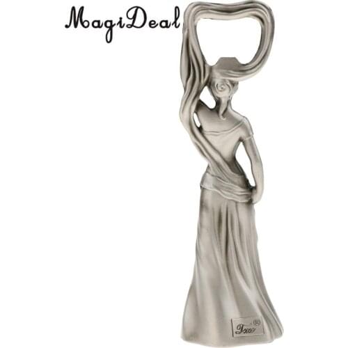 MagiDeal Lady Figure Model Beer Bottle Opener Bar Tool Openers Vintage Home Decor Wedding Party Favour Gift