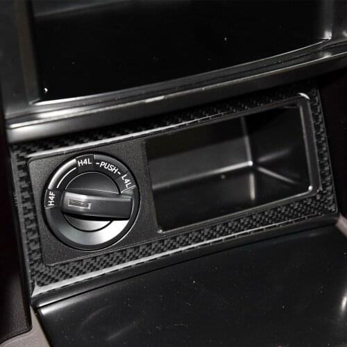 It Is Suitable For Toyota 10-18 The Carbon Fiber Landkouro Zepula Multi-function Button Frame Toyota Land Cruiser Prado