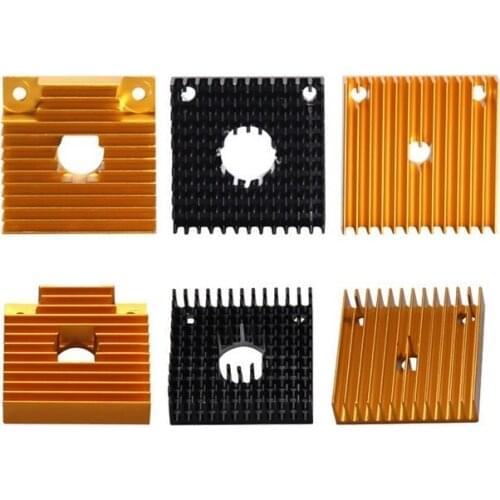 RAMPS 3PCS 3D Printer Aluminum MK7 MK8 Makerbot Extruder Cooler 40X40X11mm Fan Motor Heatsink Radiator Square 42 Stepper Motor