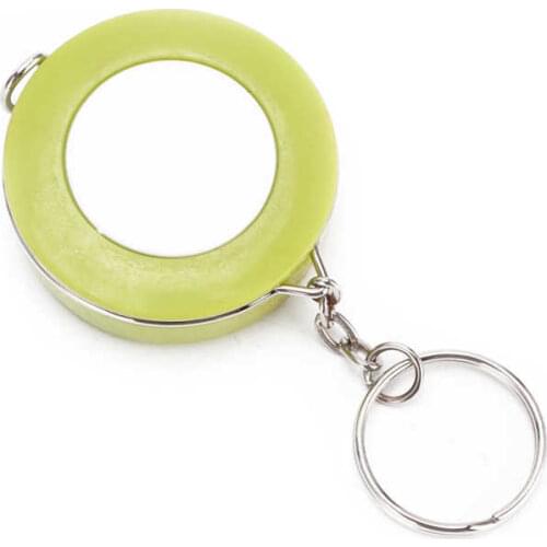 Sewing Tape Measure Plastic Keychain Shape Soft Tape Measure 150 cm Portable Small Body Measuring Tape for Body Measurement for
