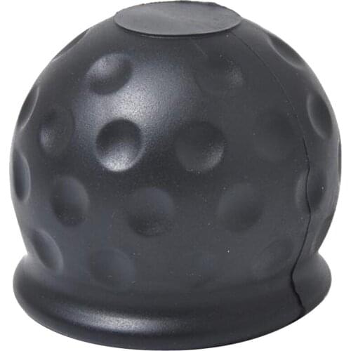Universal 50MM Tow Bar Ball Cover Cap Trailer Ball Cover Tow Bar Cap Hitch Trailer Towball Protect PVC Car Accessories
