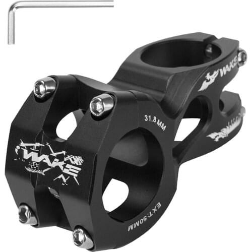 Bicycle 31.8mm Stem Bike Short Handlebar Stem Aluminum Alloy Bike Fitting with Wrench For Mountain Bike Road Bike