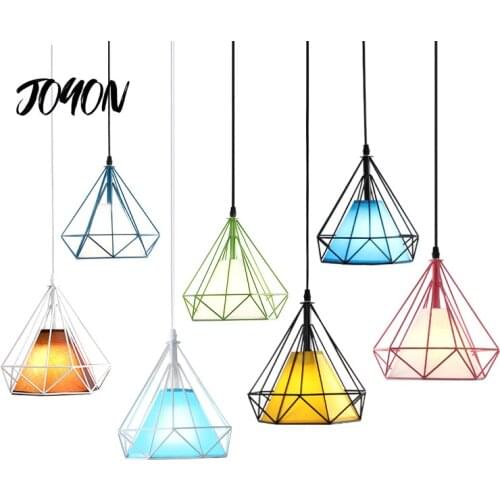 Vintage Pendant Lights Iron Hanging Cage E27 Led Lamp Industrial Loft Retro Restaurant Bar Counter Dining Room Furniture Decor