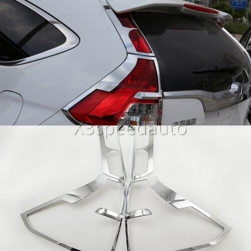 For Honda CRV CR-V 2015-16 Rear Light Lamp Taillight Cover Trim 4pcs Car-styling