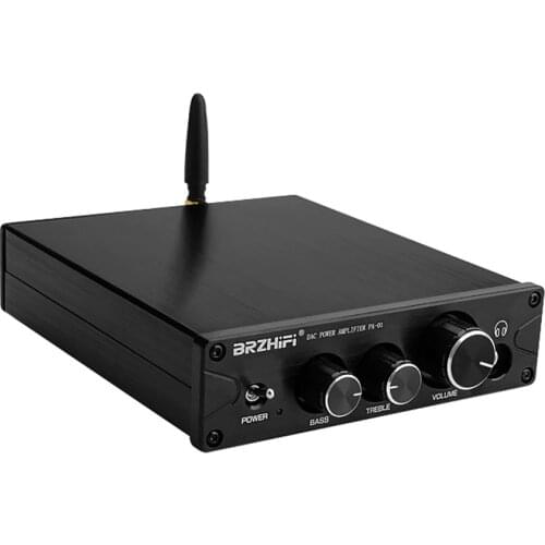 Sound Amplifier Bluetooth 5.0 APTX TPA3116 Power Amplifier Digital 100Wx2 Headphone Amplifier Audio Amp 32bit ES9018K2M Decoding