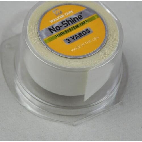 1inch(2.54cm)*3yards White No-shine Hair System Tape Double Sided Adhesive Tape For Tape Hair Extension/Toupee/ Lace Wig/Closure