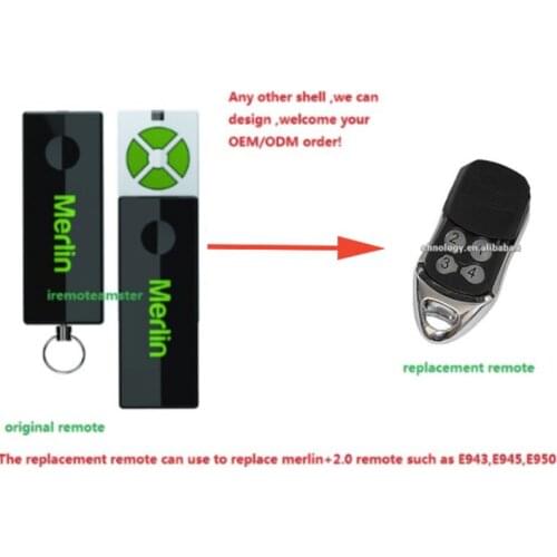 10pieces Aftermarket Merlin+2.0 remote E945,E950,E943,MRC950EVO, MR650EVO ,MR850EVO, MT3850EVO remote control beautiful